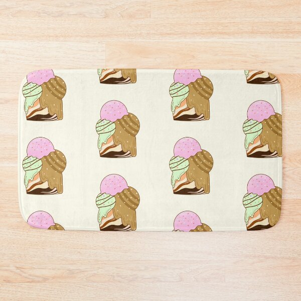 Item preview, Strawberry mint choco ice cream sticker designed and sold by DozyJov.