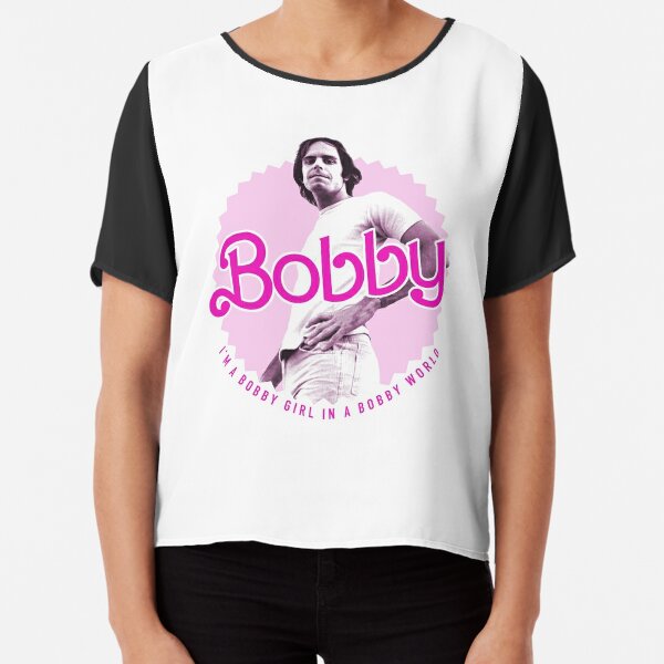 In A Bobby World (Pink) Graphic T-Shirt Dress for Sale by