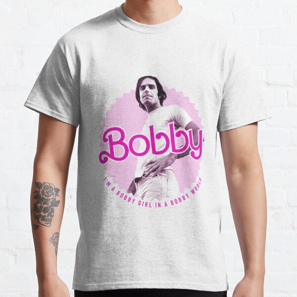 In A Bobby World (Pink) Graphic T-Shirt Dress for Sale by