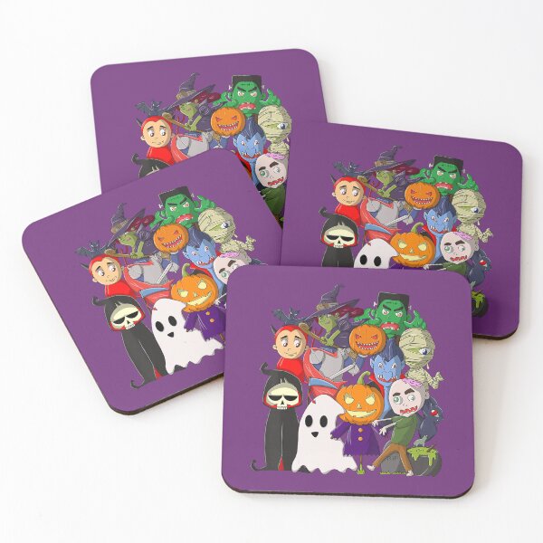 Item preview, Happy Halloween Scary Monsters Hanging Out 	 	 designed and sold by tbuadqkaqv82.