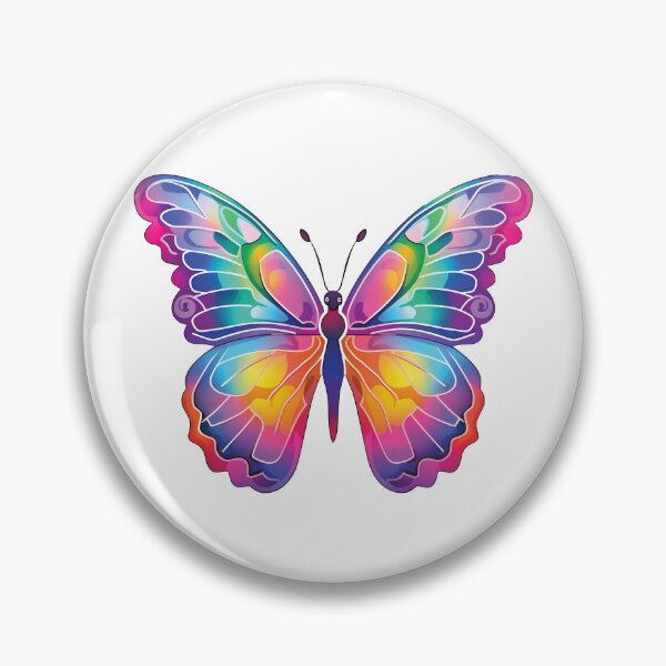Item preview, Adorable Kawaii Butterfly Art | Cute Butterfly Illustration for Gifts designed and sold by PopPopGfx.
