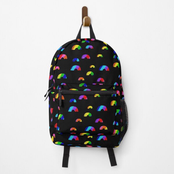 Item preview, Rainbow Pattern on Black designed and sold by OneThreeSix.
