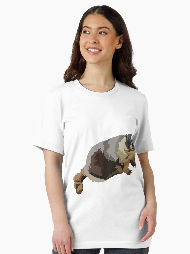 Y is for Yellow Bellied Marmot , Marmot Illustration – Cute Wildlife Animal Art for Nature Lovers Essential T-Shirt