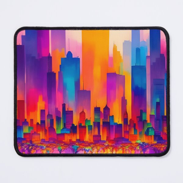 Item preview, Vibrant Abstract Urban Art designed and sold by printyai.