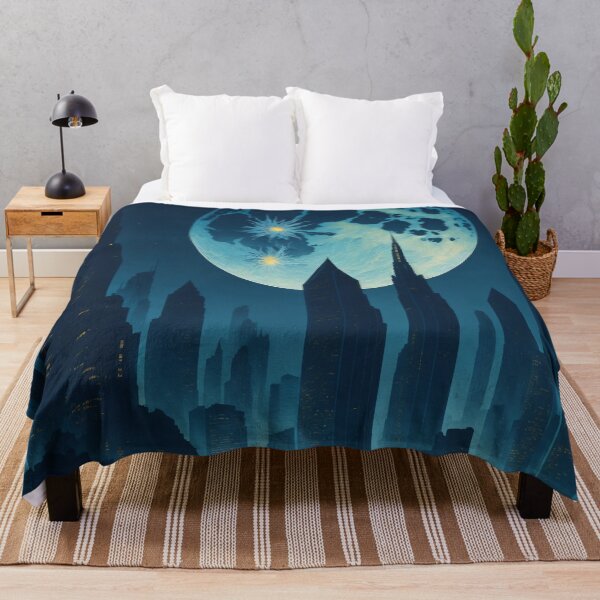 Artikelvorschau, Fantasiestadt bei Vollmond entworfen und verkauft von SereneMuses.