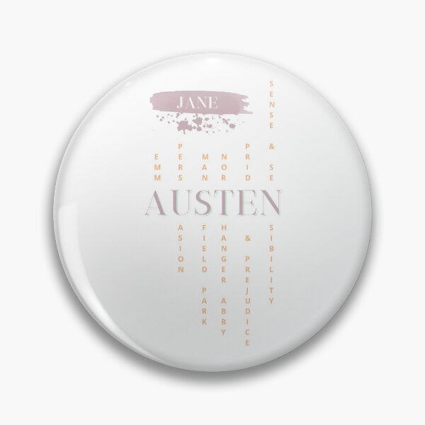 Item preview, Jane Austen novels pale lavender/ pale tangerine design  designed and sold by MerytonGallery.