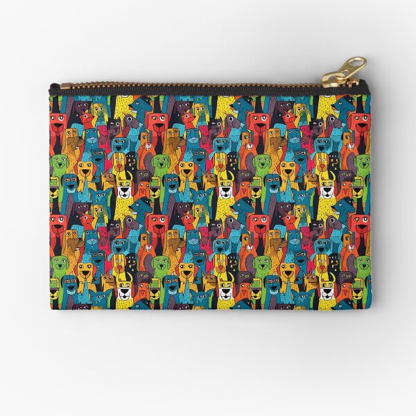 Item preview, Group of crazy cartoon dog pattern designed and sold by Tamertons.