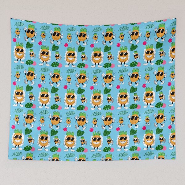 Item preview, Pizza Toppin - Pineapple (light blue) designed and sold by LAHTheAntihero.