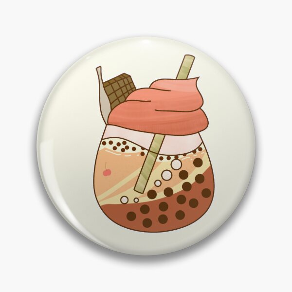 Item preview, Cute strawberry bubble tea sticker  designed and sold by DozyJov.