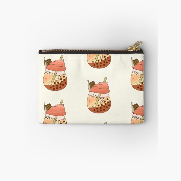 Item preview, Cute strawberry bubble tea sticker  designed and sold by DozyJov.