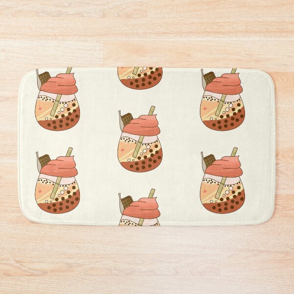 Item preview, Cute strawberry bubble tea sticker  designed and sold by DozyJov.