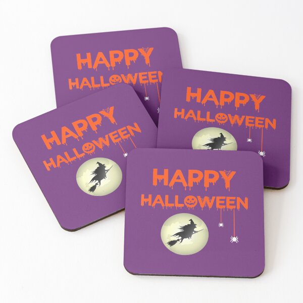 Item preview, Happy Halloween Scary Moon Witch On Broom 	 	 designed and sold by tbuadqkaqv82.