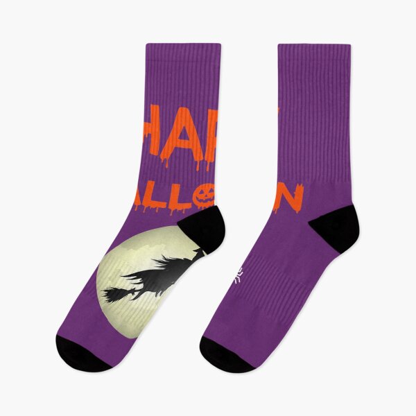 Item preview, Happy Halloween Scary Moon Witch On Broom 	 	 designed and sold by tbuadqkaqv82.