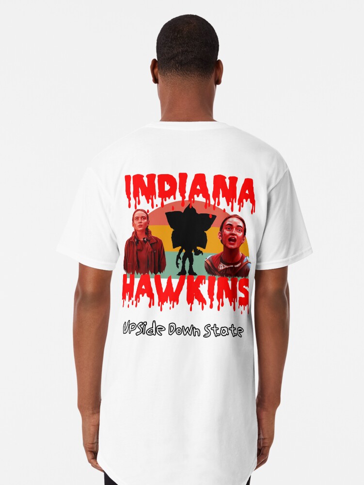 Stranger Things Upside Down Logo T-shirt Hawkins Indiana - iTeeUS