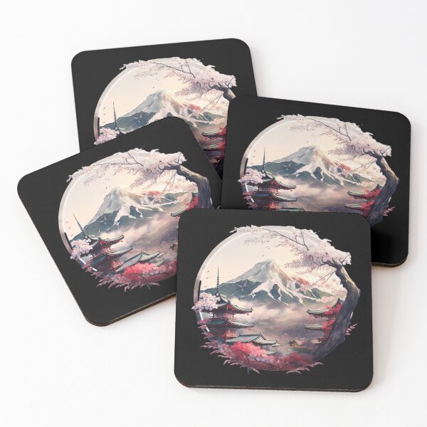 Item preview,  "Harmony in Sakura: Captivating Japanese Landscapes on Redbubble" designed and sold by DesignHeaven24.