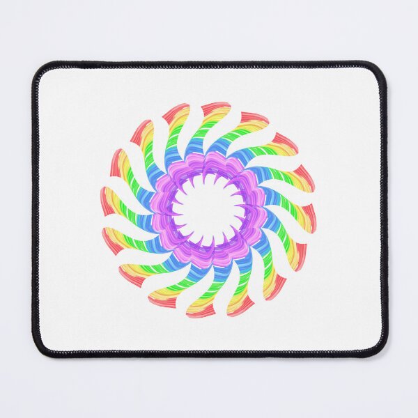 Item preview, rainbow mandala designed and sold by Meo Design.