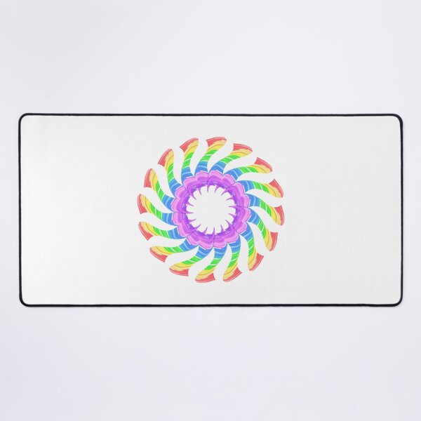 Item preview, rainbow mandala designed and sold by Meo Design.