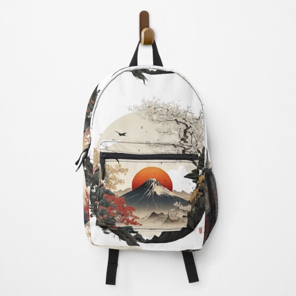 Item preview, "Harmony in Sakura: Captivating Japanese Landscapes on Redbubble" designed and sold by DesignHeaven24.
