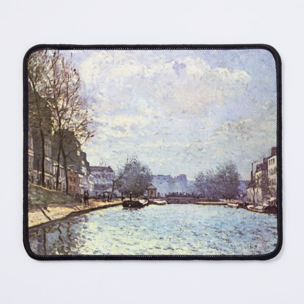 Item preview, Alfred Sisley,Vue du canal Saint-Martin designed and sold by PawsAndCoffeeCo.