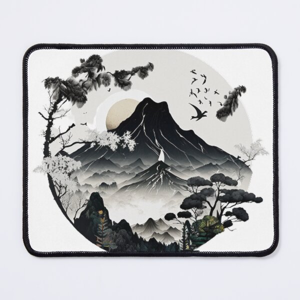 Item preview, "Harmony in Sakura: Captivating Japanese Landscapes on Redbubble" designed and sold by DesignHeaven24.