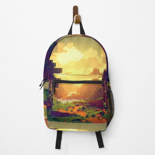 Item preview, Sunset pixel art landscape  designed and sold by Witty-Kids.