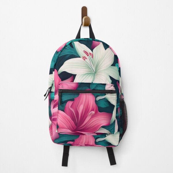 Item preview, Dreamlike Harmony: Pink and White Lilies 3D Floral Pattern designed and sold by EVA4designs.