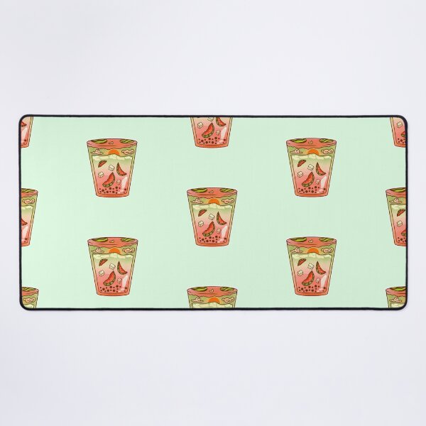 Item preview, Watermelon bubble tea sticker designed and sold by DozyJov.