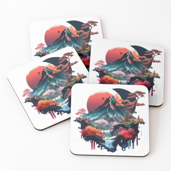 Item preview,  "Harmony in Sakura: Captivating Japanese Landscapes on Redbubble" designed and sold by DesignHeaven24.