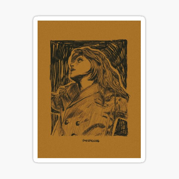 Vista previa del artículo con la obra «señorita williams - ocre», diseñado y vendido por ghostieking.
