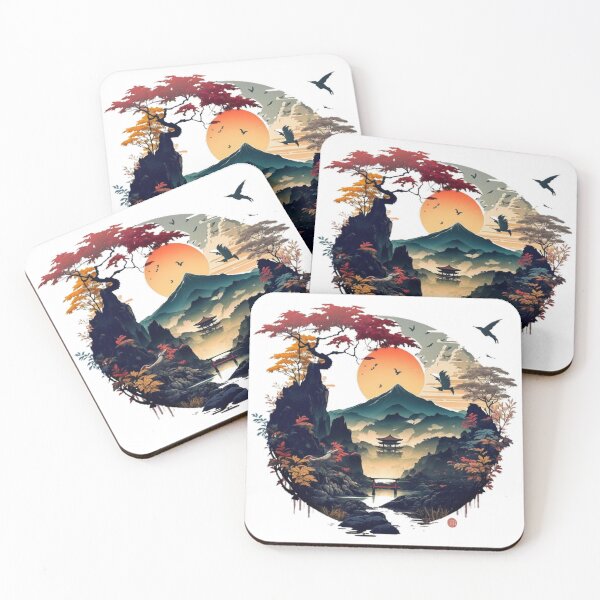Item preview,  "Harmony in Sakura: Captivating Japanese Landscapes on Redbubble" designed and sold by DesignHeaven24.