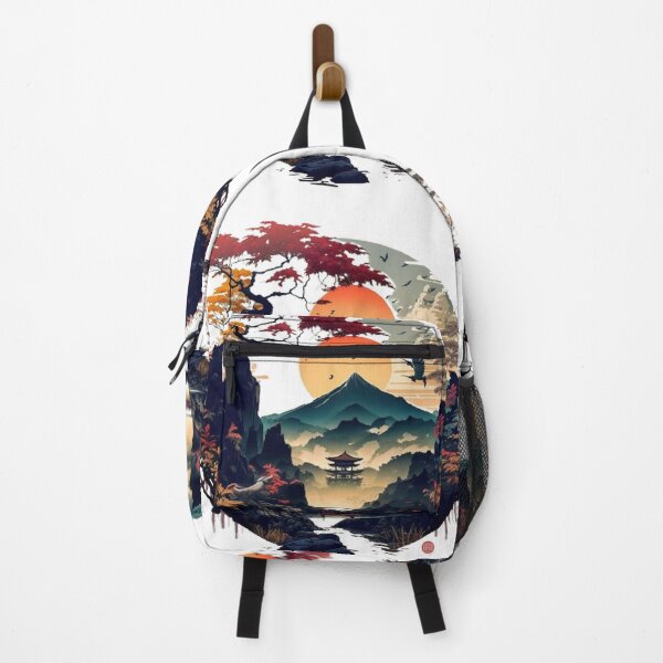Item preview, "Harmony in Sakura: Captivating Japanese Landscapes on Redbubble" designed and sold by DesignHeaven24.