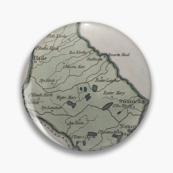 Item preview, Vintage Map of Bornholm Denmark (1801) designed and sold by BravuraMedia.