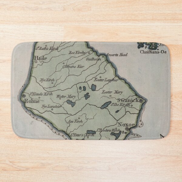 Item preview, Vintage Map of Bornholm Denmark (1801) designed and sold by BravuraMedia.