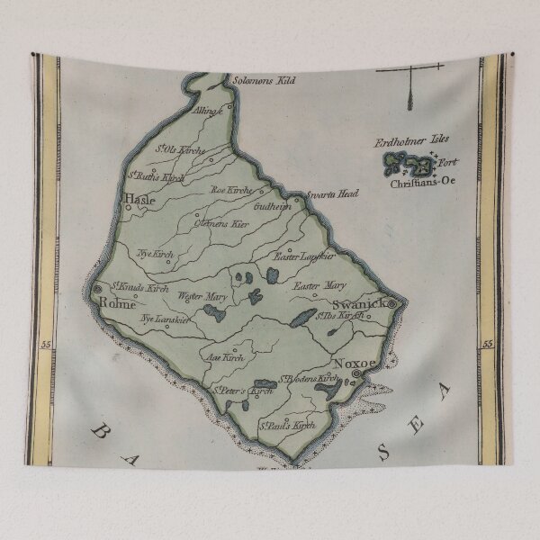 Item preview, Vintage Map of Bornholm Denmark (1801) designed and sold by BravuraMedia.