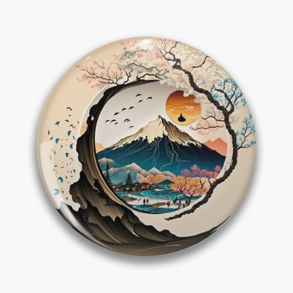 Artikelvorschau,   "Harmony in Sakura: Captivating Japanese Landscapes on Redbubble" entworfen und verkauft von DesignHeaven24.