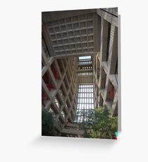 Wilson Hall at Fermilab - Interior Greeting Card