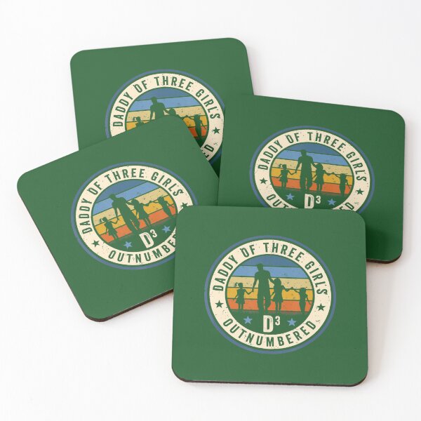 Item preview, Daddy of Three 	 - Outnumbered D3 Cubed Fathers Day 		 designed and sold by syidhgqfkp27.