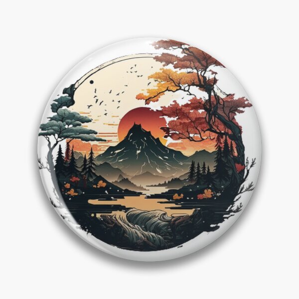 Artikelvorschau,   "Harmony in Sakura: Captivating Japanese Landscapes on Redbubble" entworfen und verkauft von DesignHeaven24.