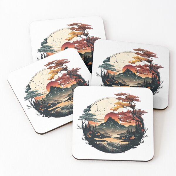 Item preview,   "Harmony in Sakura: Captivating Japanese Landscapes on Redbubble" designed and sold by DesignHeaven24.