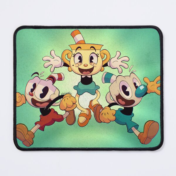 Item preview, The Cuphead Show! (Cuphead, Mugman and Chalice) Netflix Cartoon Print, Card, Poster designed and sold by TheGamingGoru.