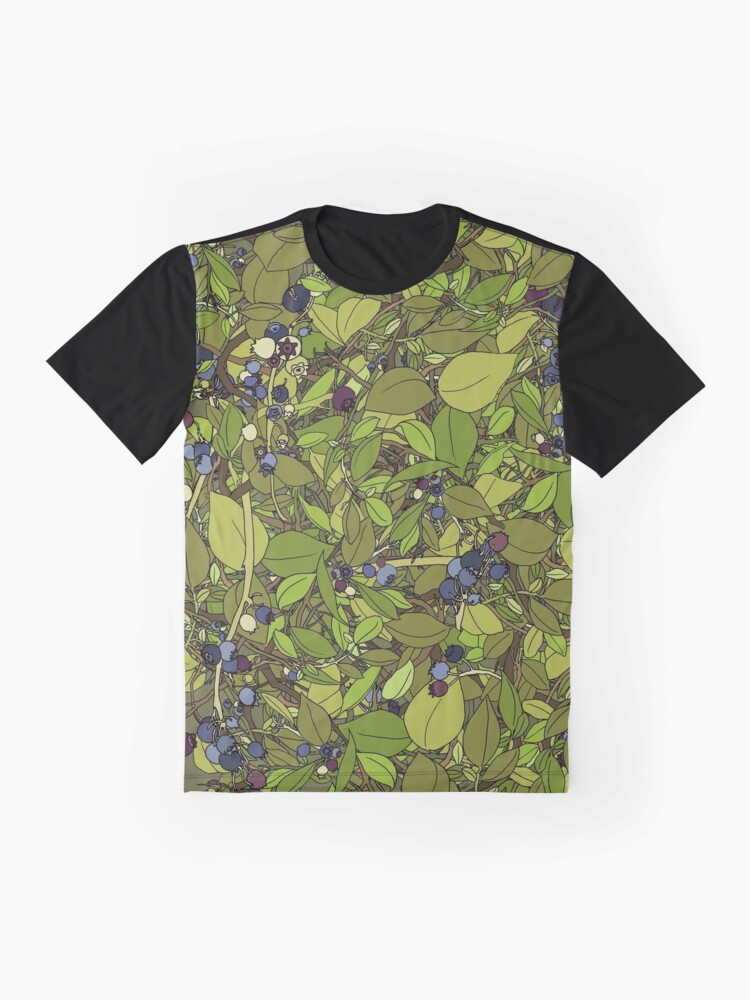 Alternate view of Blueberry Bush Graphic T-Shirt
