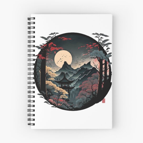 Item preview, "Harmony in Sakura: Captivating Japanese Landscapes on Redbubble" designed and sold by DesignHeaven24.