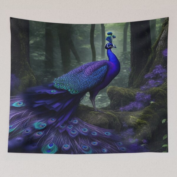 Item preview, Purple Peacock  designed and sold by Angelle55.