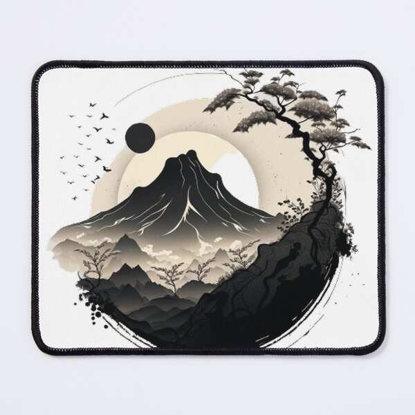 Item preview, "Harmony in Sakura: Captivating Japanese Landscapes on Redbubble" designed and sold by DesignHeaven24.