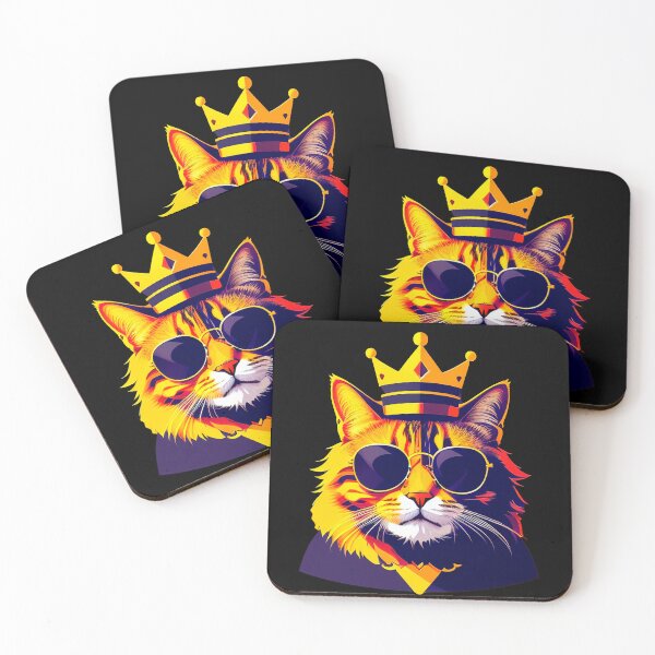 Item preview, Cool cat character in sunglasses in flat style designed and sold by Harmonysens.
