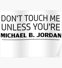michael b. Jordan Poster