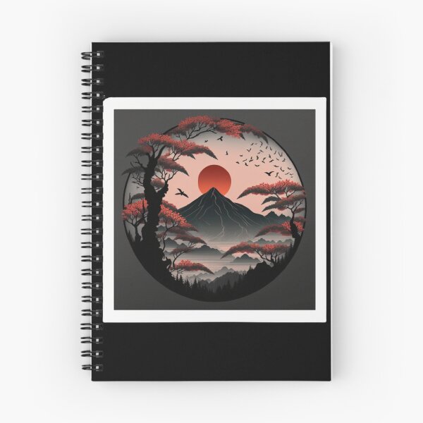 Item preview, "Harmony in Sakura: Captivating Japanese Landscapes on Redbubble" designed and sold by DesignHeaven24.