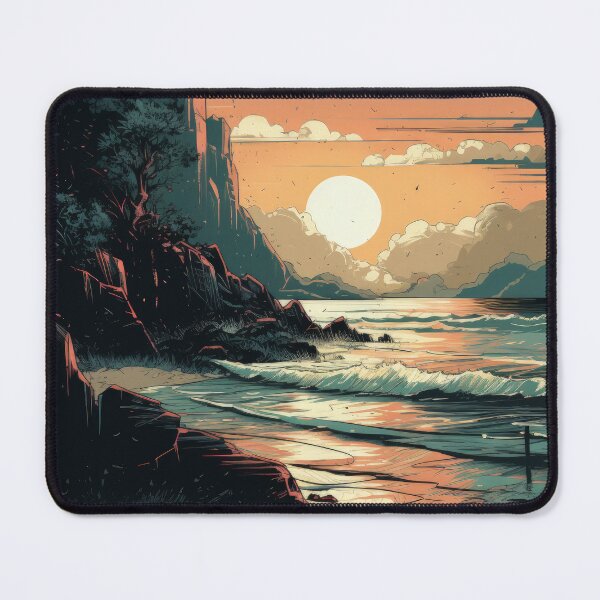 Item preview, Tropical beach picture digital mural - Hawaii art lover, wall art, beach photo, photo print metal image, vacation landscape designed and sold by VilescytheArt.