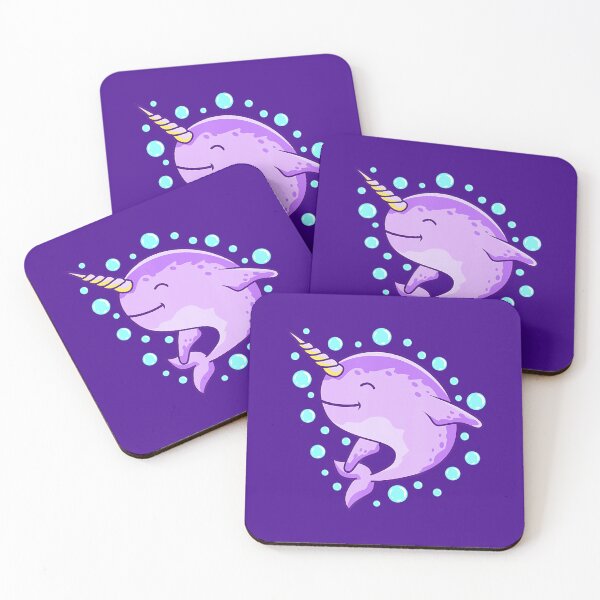 Item preview, Cute Unicorn Rainbow Colorful Narwhale Animals Fish Narwhal 		 designed and sold by ewyfeaxpqfn38.