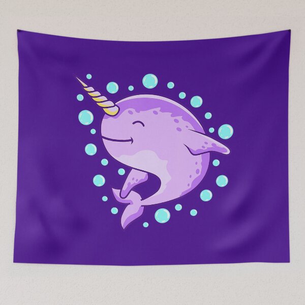 Item preview, Cute Unicorn Rainbow Colorful Narwhale Animals Fish Narwhal 		 designed and sold by ewyfeaxpqfn38.